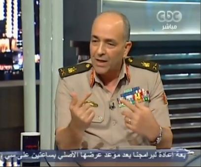 Major General Mohamed Hegazi tells a news program that President-elect Mohamed Morsi will have full executive powers once he is sworn in (Screengrab)