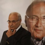 Former presidential hopeful Ahmed Shafik addresses a news conference on 3 June saying, "No one will be detained for their opinion... Security services will be committed to the law and to human rights standards" PHOTO/AFP