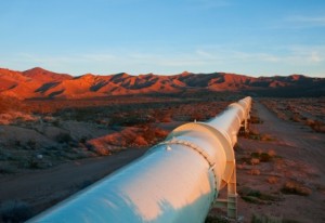 Gas pipeline running from Egypt to Israel AFP