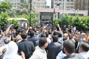 Lawyers protesting in Nasser City on 7 July (File Photo) Hassan Ibrahim/ DNE