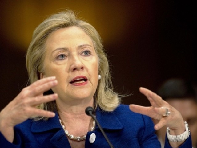 US Secretary of State Hillary Clinton (File photo)