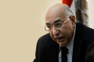 Outgoing Finance Minister Saeed El-Momtaz (DNE PHOTO)