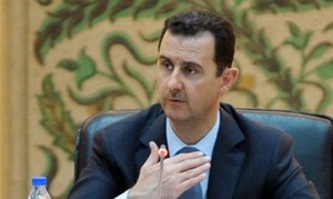 Iran's Foreign Minister Ali Akbar Salehi, whose country is one of Syria's closest allies, held talks with President Bashar al-Assad on a previously unannounced visit to Damascus on Tuesday (AFP Photo)