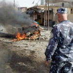  An Iraqi security officer arrives on the scene at a bombing in Iraq (AFP/file)  
