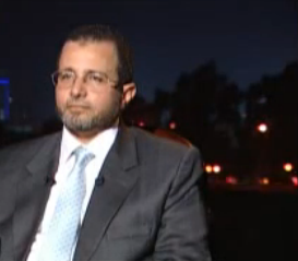 Screengrab from an interview with Hesham Qandil in 9 August 2011 aired on Al-Jazeera Mubasher