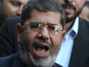 President Morsy is in a pitched battle with multiple branches of Egypt's judiciary (photo AFP)