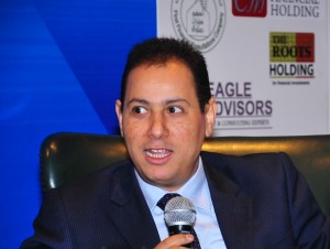 Chairman of the Egyptian Stock Exchange (EGX) Mohamed Omran (Photo by Hassan Ibrahim)