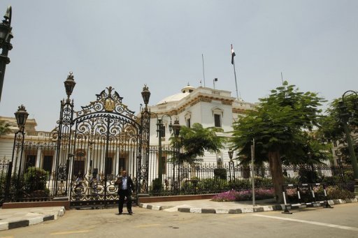 The Egyptian parliament building in Cairo AFP Photo