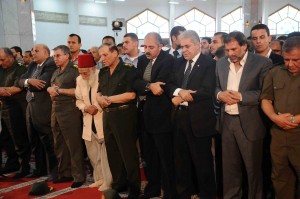 Hamdeen Sabahy joins prayers of the Sinai soliders funeral at Al Rashdan Mosque - Mohamed Omar