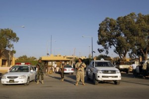 Libyan security guards patrol Benghazi (File photo) AFP PHOTO / Mohammed Abed