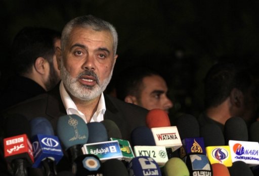 Gaza's Hamas Prime Minister Ismail Haniya (File photo) AFP PHOTO / Said Khatib