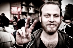 Australian journalist Austin Mackell who was arrested along with colleagues in the Nile Delta town of Mahalla  Austin Mackell