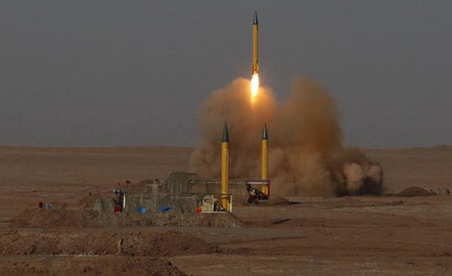 Iran claims that the upgraded version of a short-range ballistic missile uses a new guidance system, increasing their capability to hit both land and naval targets (photo: AFP)