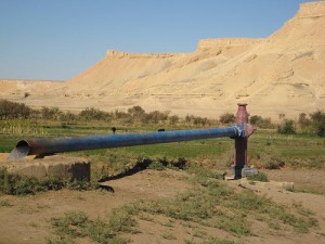 Egyptian aid money to South Sudan, Tanzania, and Uganda will go towards water and irrigation work such as this system in Upper Egypt DNE Archive