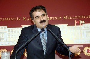 Picture of Huseyin Aygun taken in Ankara on 27 December 2011. The member of the Republican People's Party (CHP) was kidnapped by Kurdish rebels in the east of the country  (AFP PHOTO / ADEM ALTAN)