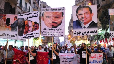A wide range of political parties joined together to march from Talaat Harb Square  Hassan Ibrahim