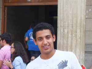 Ahmed Khalaf, one of the organizers of the strike Fady Salah / DNE