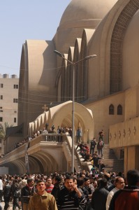 St Marks cathedral in Cairo, the Coptic community is still waiting for Pope Shenouda III's successor Laurence Underhill / DNE