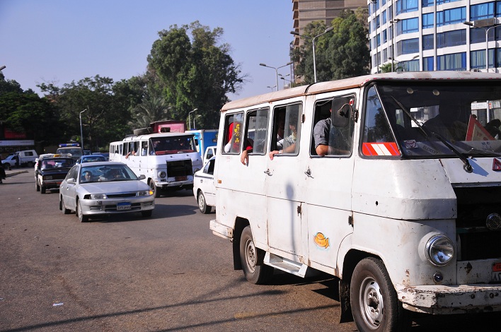 Minibuses help move millions around Cairo everyday Hassan Ibrahim / DNE