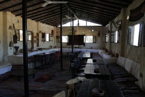 The restaurant at Zad Al Mosafer ecolodge, Fayoum Rachel Adams / DNE