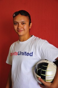 Marwa El-Hawat, General Coach for the Egyptian Under 17 girls’ football team Rachel Adams / DNE