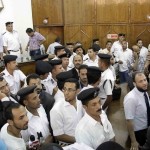 Police officer monitor proceedings in an Egyptian Court (File photo) Mohamed Omar
