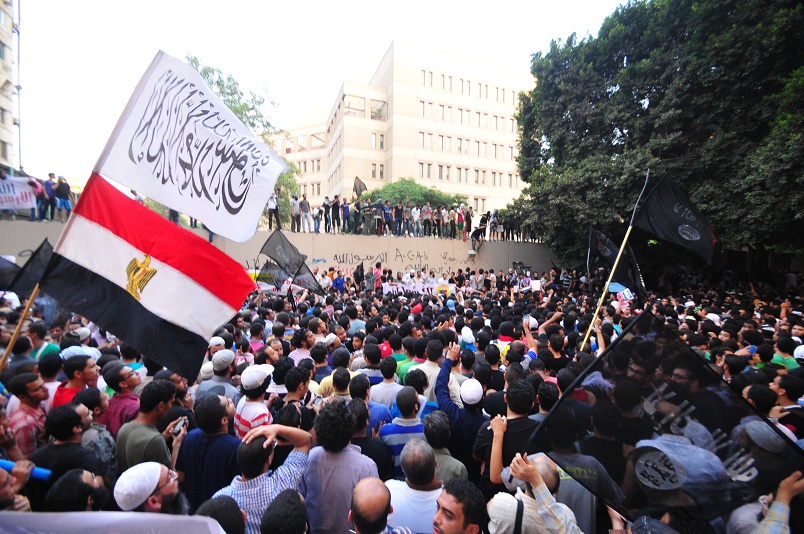 Protests outside US Embassy in Cairo Hassan Ibrahim / DNE