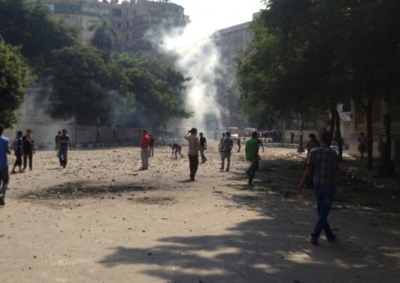 US embassy clashes Basil ElDabh / DNE