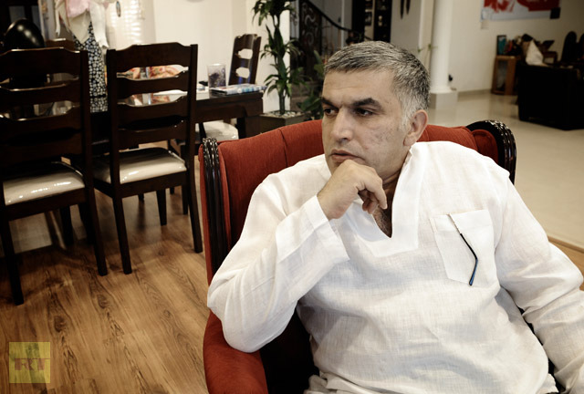 Bahraini Human Rights Activist Nabeel Rajab (File photo) AFP PHOTO / Mohammed Al-Shaikh