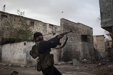 Since the onset of the Syrian civil war, foreign fighters have made their way into the country. (AFP PHOTO)