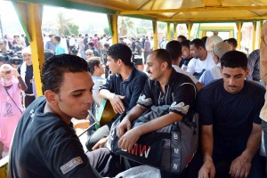 Detainees released from Tora prison during Eid Al-Fitr. President Morsy has promised to release more prisoners (File photo) Mohamed Omar