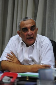 Doctor Abdel Hamid Omar Abaza, assistant to the Minister of Health and Population, speaks to the Daily News Egypt Hassan Ibrahim / DNE