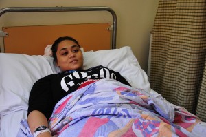 Mennatullah Ahmed continues to recieve treatment for the injuries she sustained during the 2011 uprising against Mubarak's rule Hassan Ibrahim / DNE