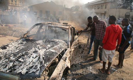 Explosions and gunfire shook the northeastern Nigerian city of Potiskum on Thrusday. (AFP/ Getty Images)