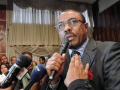 Ethiopia's new PM Hailemariam Desalegn insists the government respects religious freedom. (AFP PHOTO / JENNY VAUGHAN)
