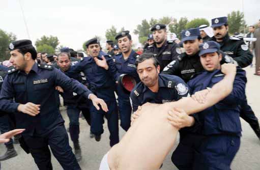 The Egyptian citizen was allegedly subjected to violence and humiliation at the hand of the Kuwaiti police. (AFP PHOTO)