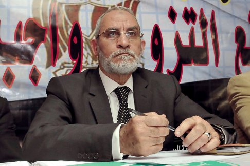 Mohamed Badie, Egyptian Muslim Brotherhood's spiritual leader. AFP/ Getty Imaged