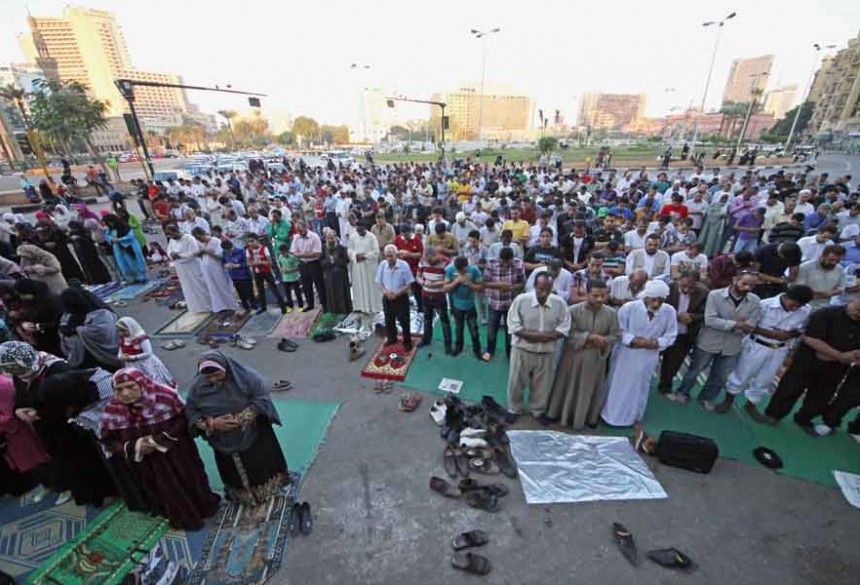 Eid prayers on Tahrir Square By Mohamed Omar