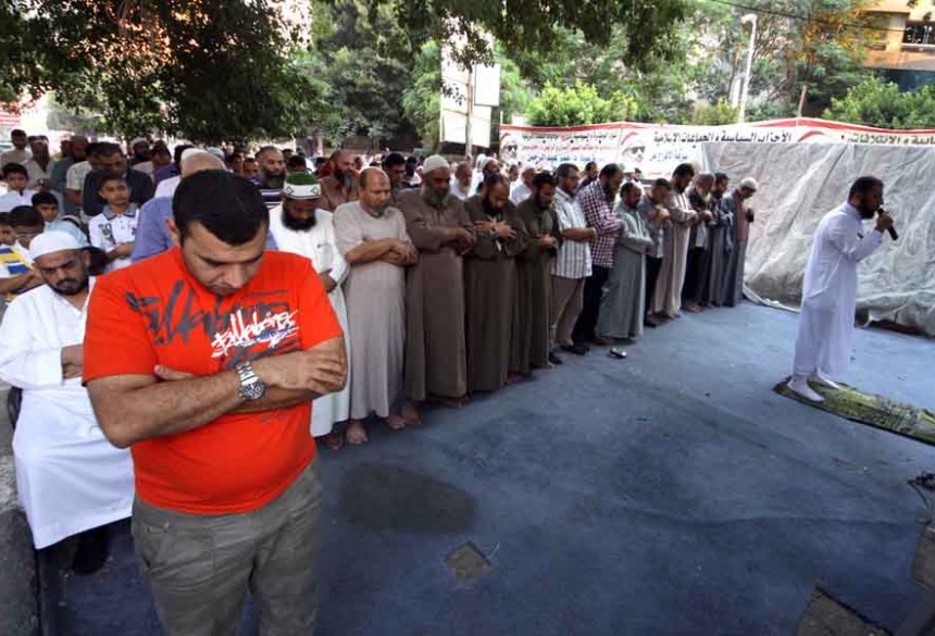 Eid prayers near Tahrir Square By Mohamed Omar