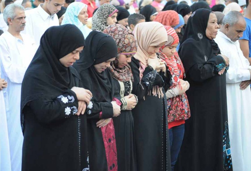 Eid prayers at the Mustafa Mahmoud mosque in Dokki By Mohammed Omar