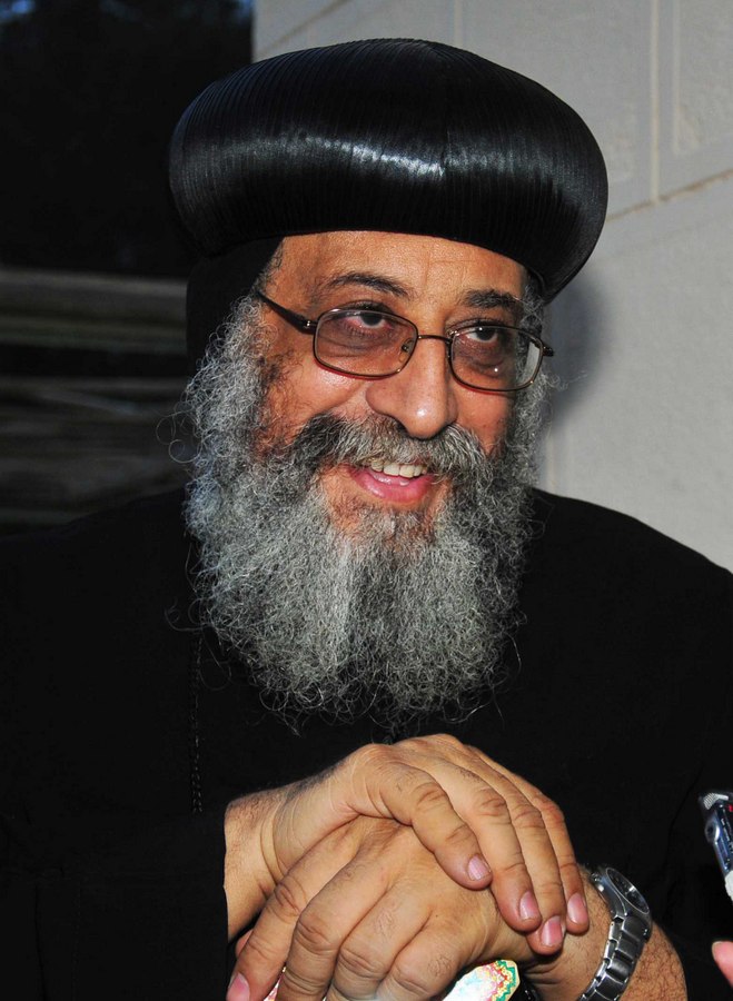 The council includes representatives of the Coptic Orthodox, Catholic, Evangelical, Episcopal and Greek Orthodox churches headed by Pope Tawadros II (File Photo) (Photo by Hassan Ibrahim)