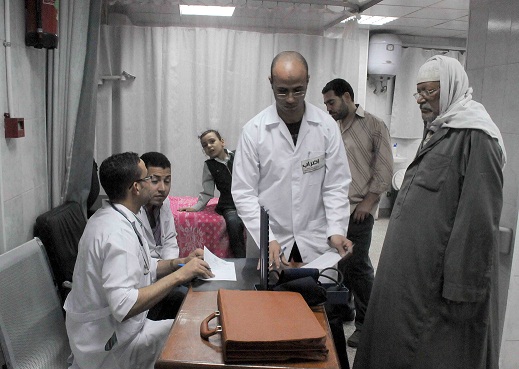 The report accuses public figures of confiscating public money intended to provide medical care to those wounded during the 2011 revolution. (PHOTO BY MOHAMED OMAR)