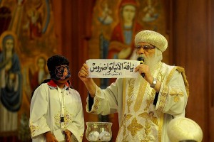 Bishop Tawadros of Beheira is the new pope of the Coptic Orthodox Church. (PHOTO BY HASSAN IBRAHIM)
