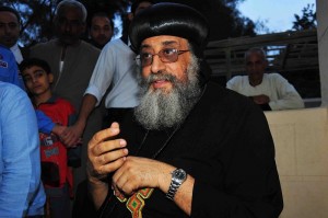 Bishop Tawadros talks to the Daily News Egypt Hassan Ibrahim 