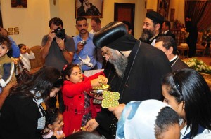 Bishop Tawadros meets parishioners at Saint Bishoy Monastery  Hassan Ibrahim 