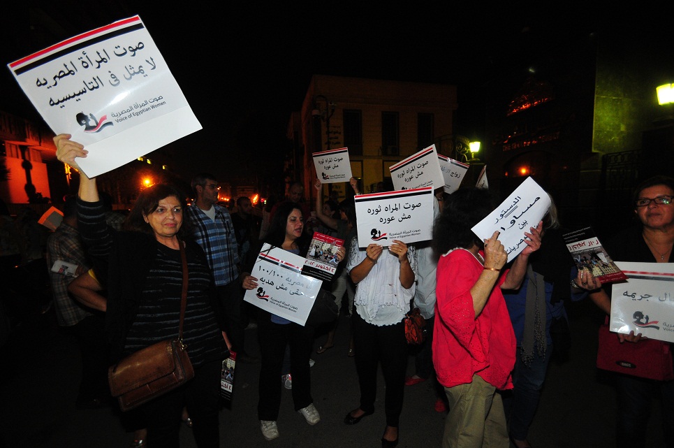 Women marching to the Shura council on the International day of women Women’s march