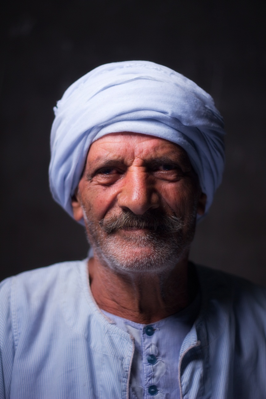 Portrait of a man from Upper Egypt Sherif Karas