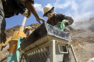 Workers at the Sukari goldmine in Marsa Alam KHALED DESOUKI/AFP/Getty Images