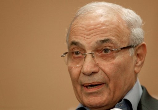 Shafiq has been living abroad in the United Arab Emirates since narrowly losing the first post-Mubarak elections. (AFP PHOTO / Marwan Naamani)