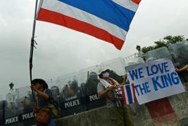 Saturday's violence appears to mark a new phase in Thailand's long-running political crisis. (AFP / Christophe Archambault)